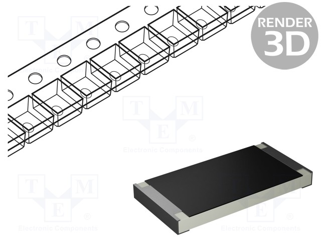 Resistor: thick film; high power; SMD; 2512; 2.2Ω; 3W; ±5%