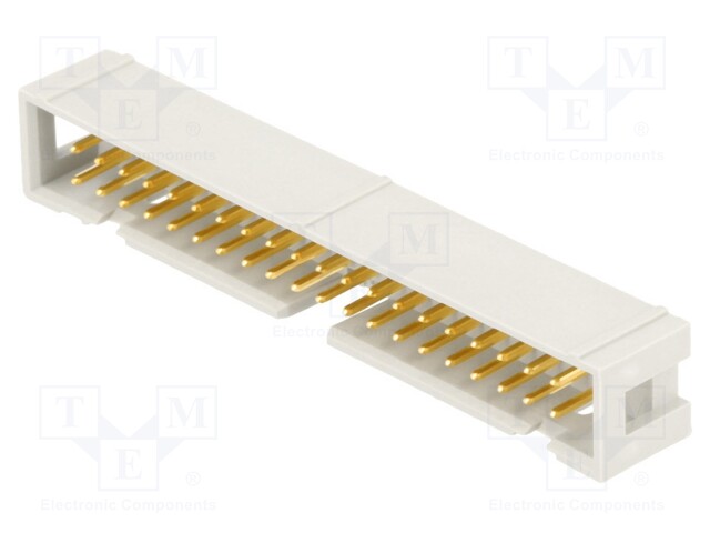 Socket; IDC; male; PIN: 40; straight; THT; 2.54mm; Layout: 2x20