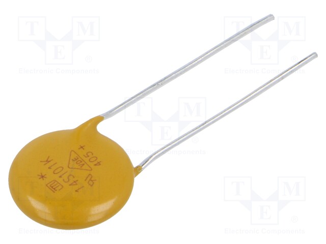 Varistor: zinc-oxide; THT; 60VAC; 85VDC; 100V; 6kA; 36J; High Surge