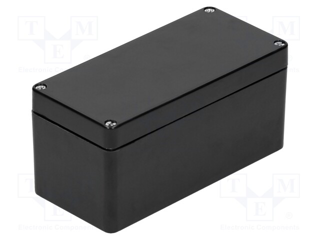 Enclosure: multipurpose; X: 75mm; Y: 160mm; Z: 75mm; polyester; black