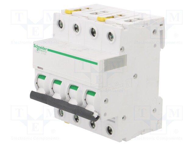 Circuit breaker; 400VAC; Inom: 10A; Poles: 4; DIN; Charact: C; 10kA