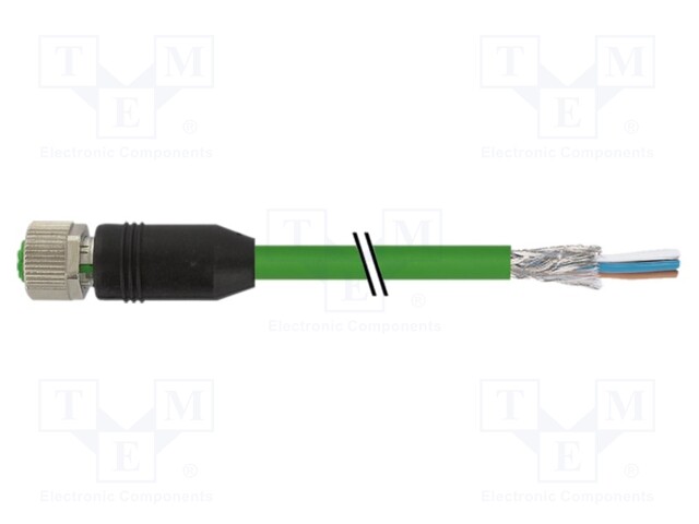 Connection lead; female; IP67; 50VAC; 50VDC; 0.5A; 15m; Series: 7000