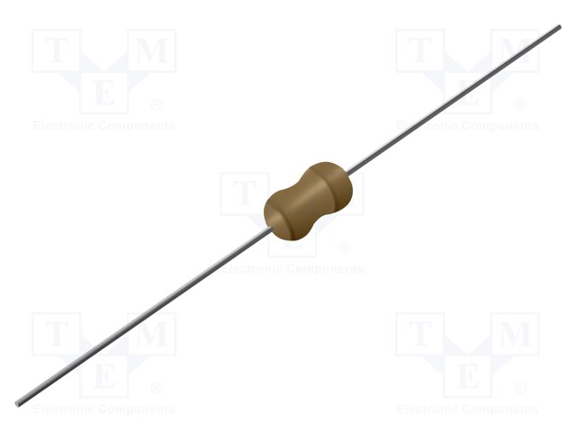 Resistor: carbon film; THT; 2.2kΩ; 125mW; ±5%; Ø1.85x3.5mm; axial