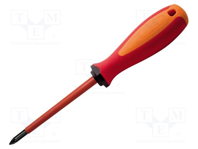 Screwdriver; insulated; Pozidriv®; PZ2; 1kVAC