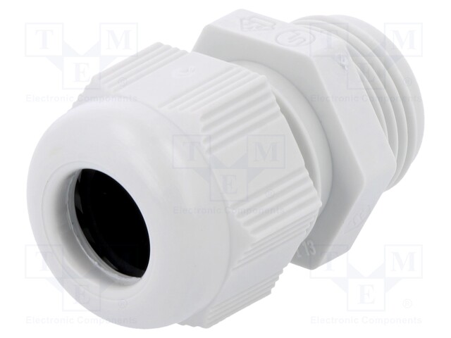 Cable gland; M20; IP68; Mat: plastic; grey