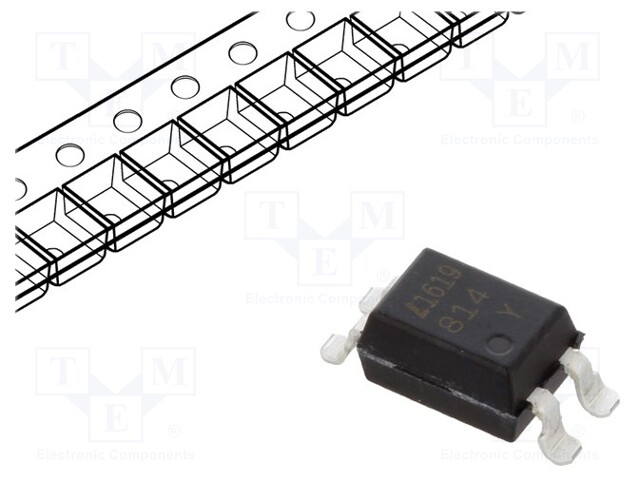 Optocoupler; SMD; Channels: 1; Out: transistor; Uinsul: 5kV; Uce: 35V