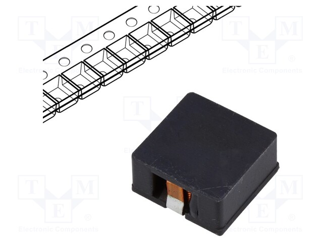 Inductor: wire; SMD; 22uH; Ioper: 9A; 14.6mΩ; ±20%; Isat: 12A