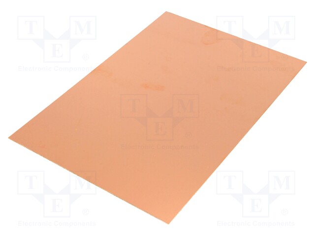 Laminate; FR4; 0.6mm; L: 170mm; W: 120mm; Coating: copper