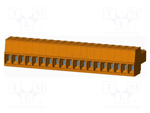 Connector: pluggable terminal block; plug; female; straight; 10A