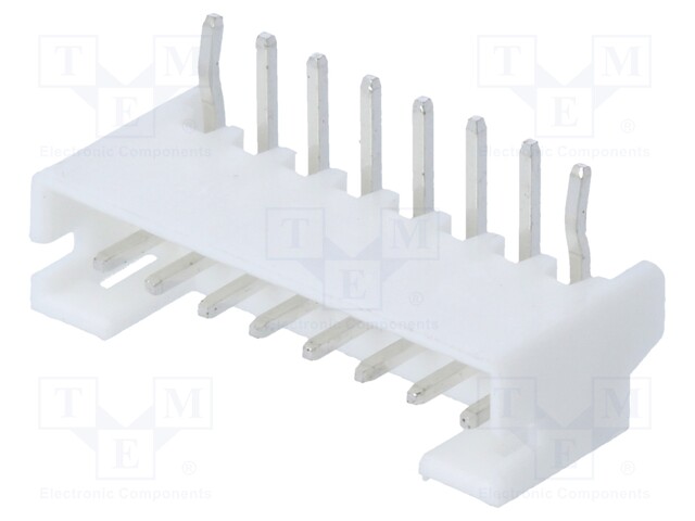 Socket; wire-board; male; 2mm; PIN: 8; THT; 100V; 2A; tinned; -25÷85°C