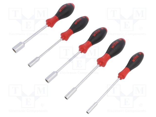 Screwdrivers; Pcs: 5; Bit: hex socket; Series: SoftFinish®