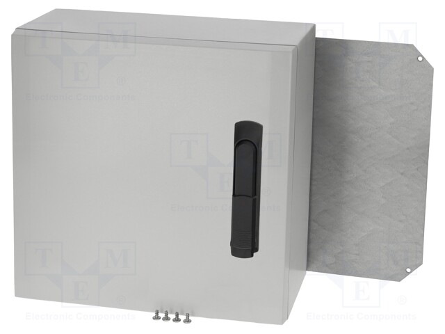 Enclosure: wall mounting; X: 400mm; Y: 400mm; Z: 210mm; ARCA; grey