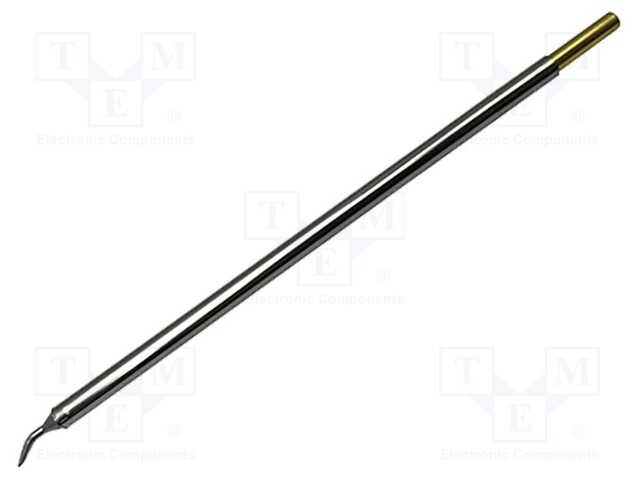 Soldering Tip, 30° Chisel, Bent, 1.5 mm, Metcal MX-RM3E & MX-H1-AV Handpieces, STTC Series