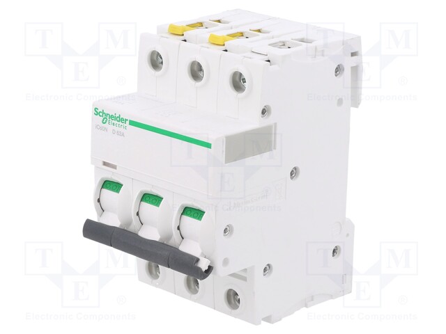 Circuit breaker; 400VAC; Inom: 63A; Poles: 3; DIN; Charact: D; 6kA