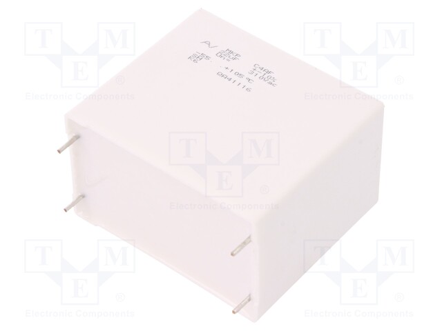 Capacitor: polypropylene; 22uF; ESR: 2.1mΩ; C4AF; THT; ±10%; 310VDC