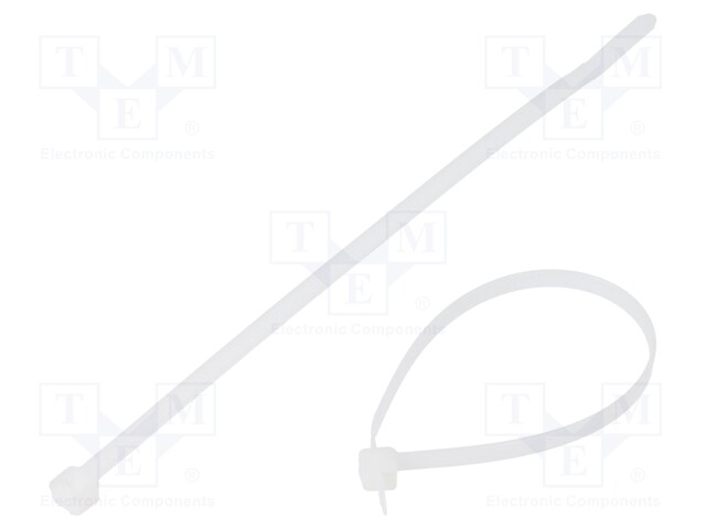 Cable tie; L: 188mm; W: 4.8mm; polyamide; 222N; natural; Ømax: 48mm