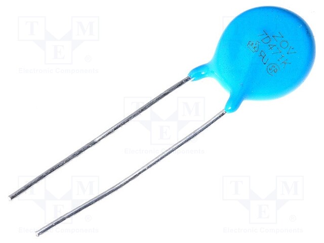 Varistor: metal-oxide; THT; 300VAC; 385VDC; 470V; ±10%; 1.2kA; 35J