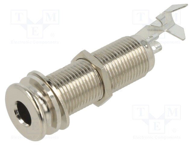 Connector: Jack 6,3mm; socket; for panel mounting,rear side nut