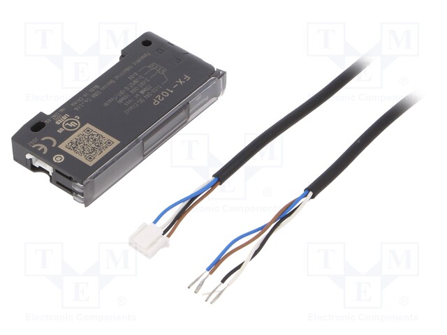 Sensor: optical fibre amplifier; PNP; Connection: connectors
