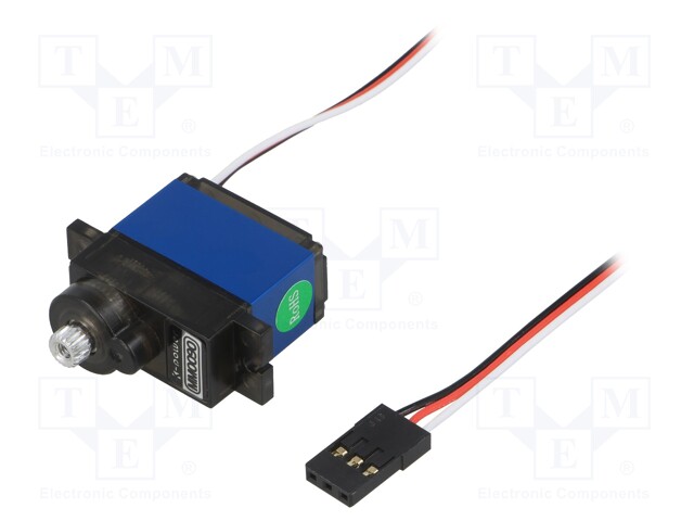 Motor: servo; 4.8÷6VDC; micro; analogue; 13g; 22.4x12.5x22.8mm