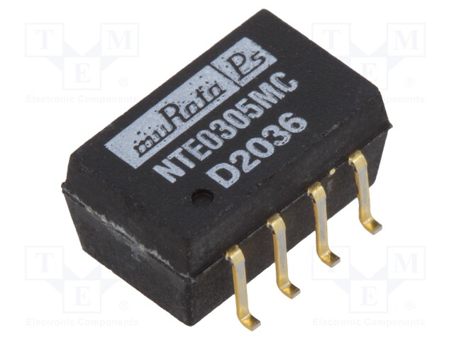 Converter: DC/DC; 1W; Uin: 2.97÷3.63V; 5VDC; Iout: 200mA; SMD; 110Hz