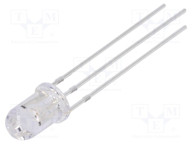 LED; 5mm; bicolour; red/yellow; 2180÷3000mcd; 2180÷3000mcd; 30°