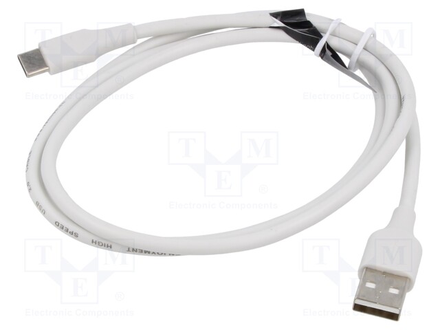 Cable; USB 2.0; USB A plug,USB B micro plug; nickel plated; 2m