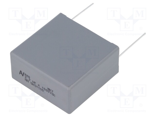 Capacitor: polyester; 2.2uF; 250VAC; 1kVDC; Pitch: 37.5mm; ±10%