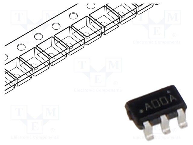 IC: operational amplifier; 1.1MHz; 2.7÷15.5V; Ch: 1; SOT23-5