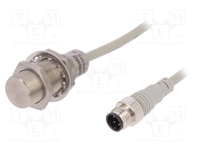 Sensor: inductive; Output conf: 2-wire NO; 0÷5mm; 10÷30VDC; M18