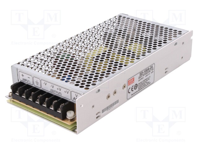 Converter: DC/DC; 100.8W; Uin: 9.5÷18V; Uout: 24VDC; Iout: 4.2A; 650g