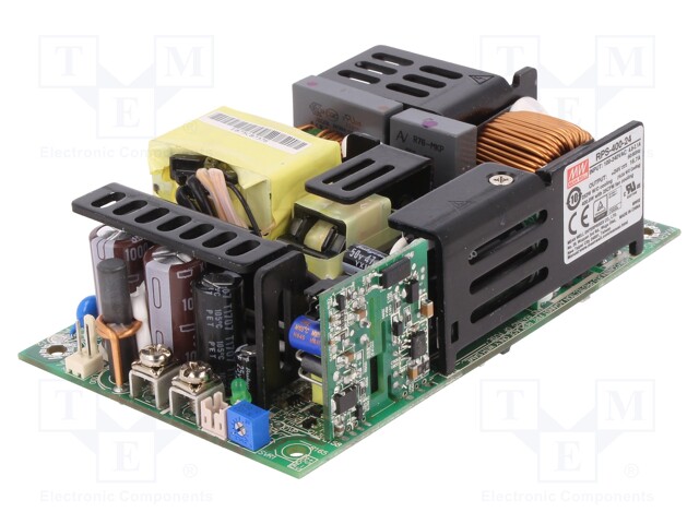 Power supply: switched-mode; 400W; 113÷370VDC; 80÷264VAC; OUT: 1