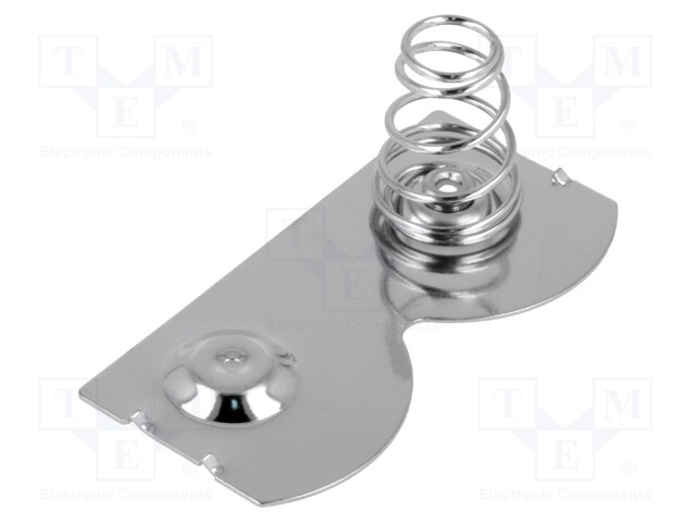 Button-like/spring contact; Mounting: push-in; Size: D,R20