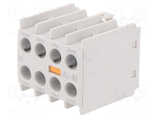 Auxiliary contacts; Series: METAMEC; Leads: screw terminals; IP20