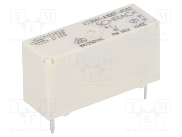 Relay: electromagnetic; SPST-NO; Ucoil: 24VDC; 8A/240VAC; 8A/30VDC