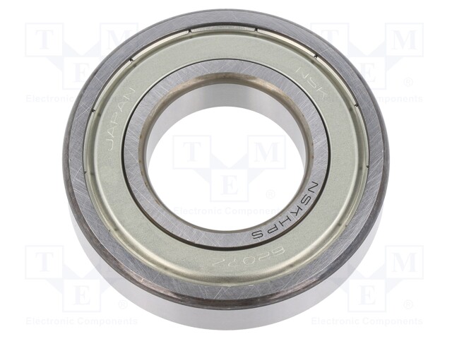 Bearing: ball; Øint: 35mm; Øout: 72mm; W: 17mm; bearing steel