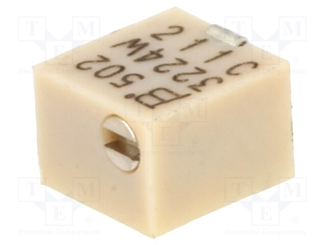 Potentiometer: mounting; multiturn; 5kΩ; 250mW; SMD; ±10%; linear