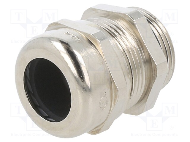 Cable gland; with earthing; M25; 1.5; IP68; Mat: brass