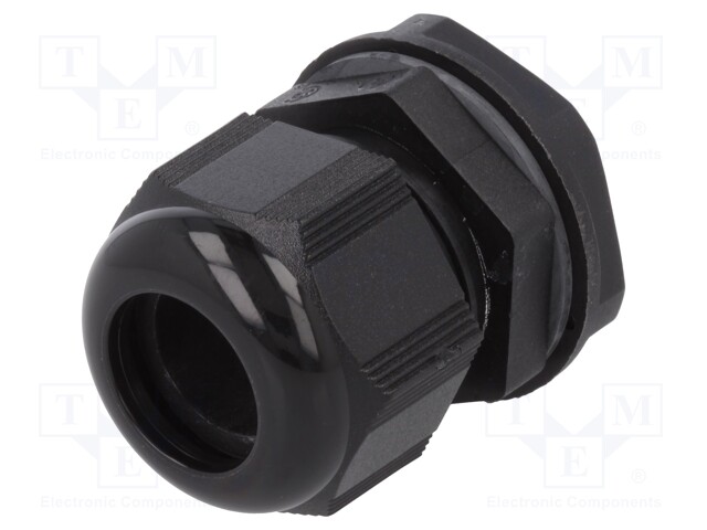 Cable gland; PG21; IP66,IP68; Mat: polyamide; black; Pcs: 10