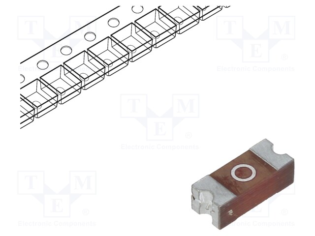 Fuse: fuse; ultra rapid; 6.3A; 250VAC; 125VDC; SMD; ceramic; 2410