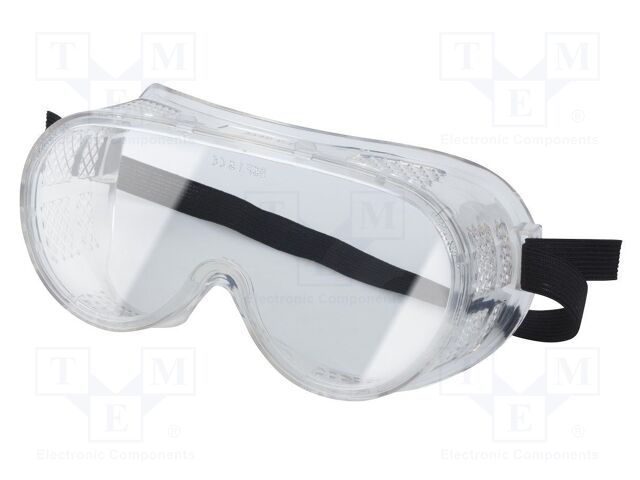 Safety goggles; Lens: transparent; Classes: 1