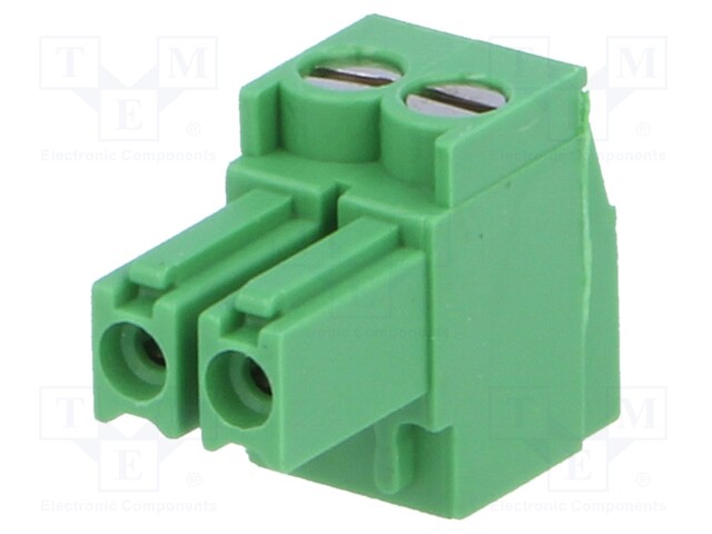 Pluggable terminal block; Contacts ph: 3.5mm; ways: 2; straight