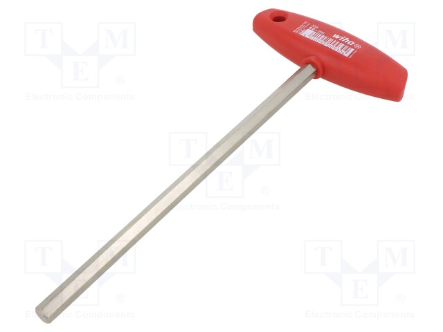 Key; hexagon keys; HEX 8mm; Overall len: 126mm; Kind of handle: T