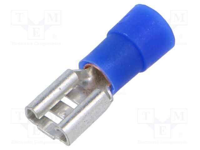 Terminal: flat; 6.3mm; 0.8mm; female; 1÷2.5mm2; crimped; for cable