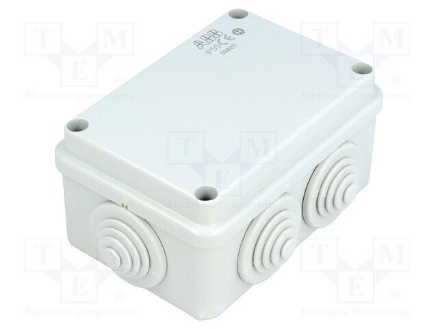 Enclosure: junction box; X: 70mm; Y: 105mm; Z: 50mm; wall mount; IP55