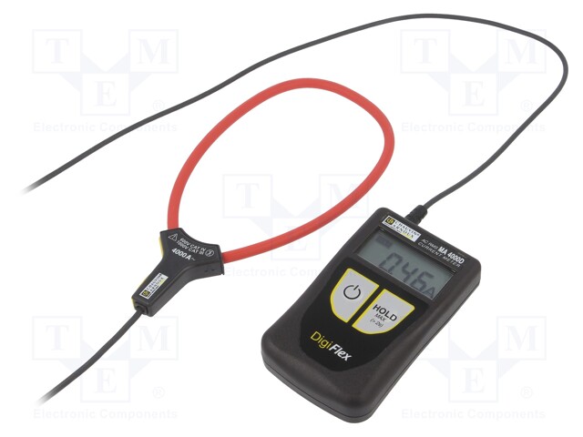 AC digital clamp meter; Øcable: 100mm; LCD (4000); True RMS; 130g