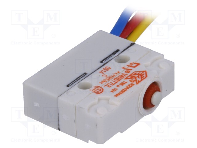 Microswitch SNAP ACTION; without lever; SPDT; 5A/250VAC; ON-(ON)