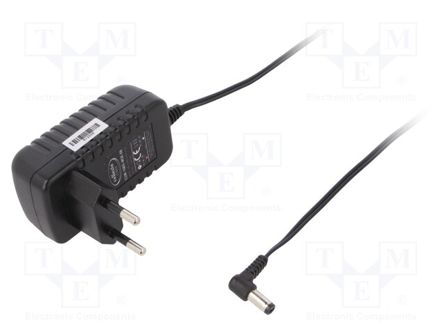 Power supply: switched-mode; volatage source; 5VDC; 2A; 10W; 83%