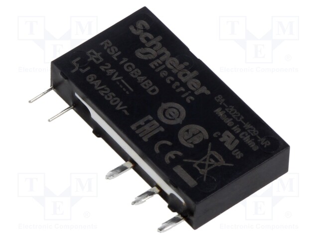 Relay: electromagnetic; SPDT; miniature; PCB,socket; Series: RSL