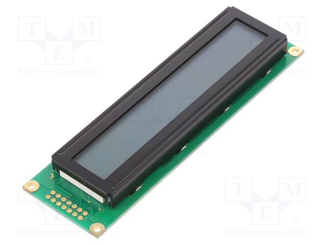 Display: LCD; alphanumeric; STN Positive; 24x4; 118x36x13.8mm; LED